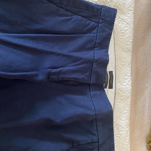 J. CREW Campbell Navy Blue Cotton pants - Picture 5 of 10